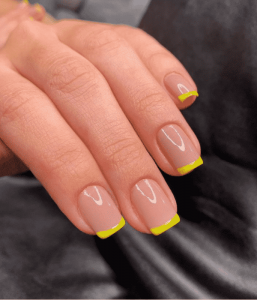 francesinha neon quadrada