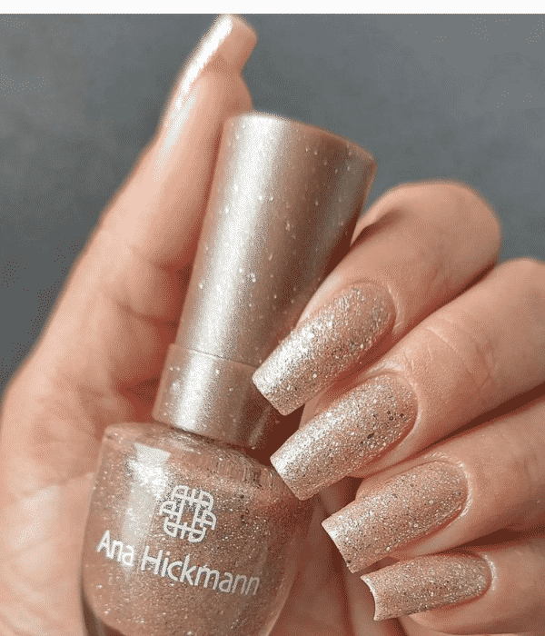 inspiração unhas com glitter