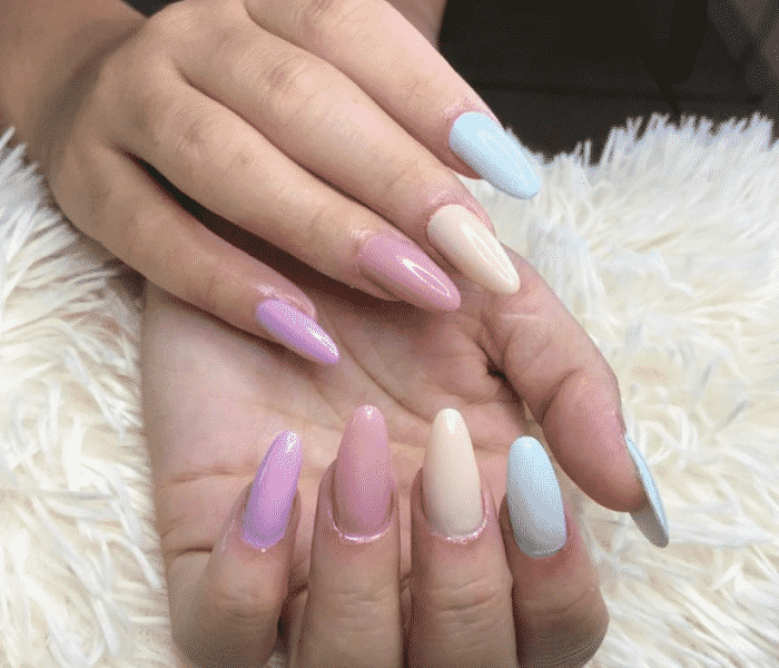 unhas degradê