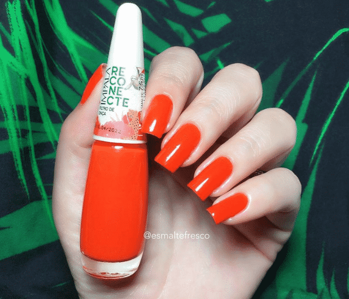 cores de esmalte vibrantes