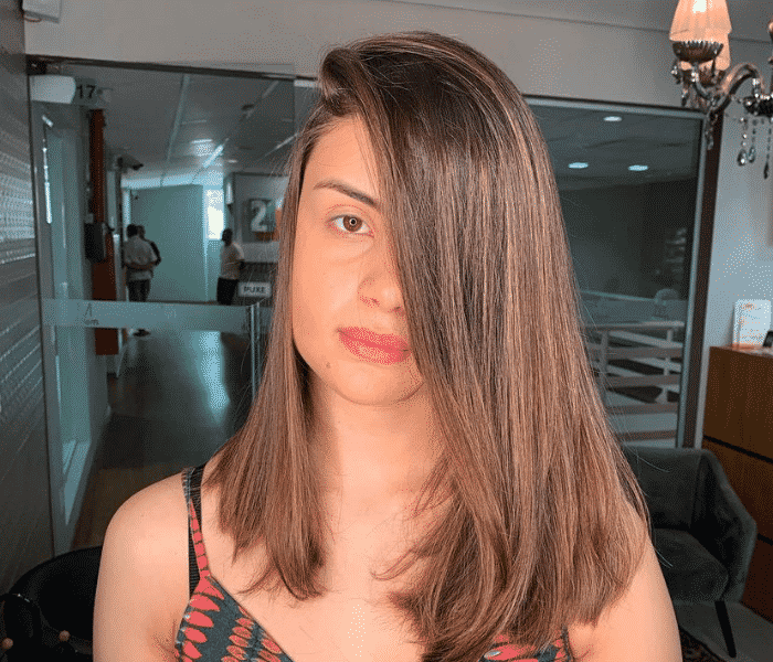 long bob comprido