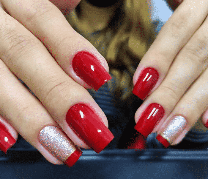 nail art de natal