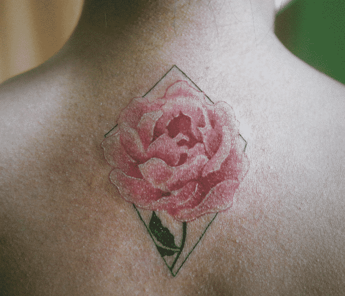 tatuagem de flores