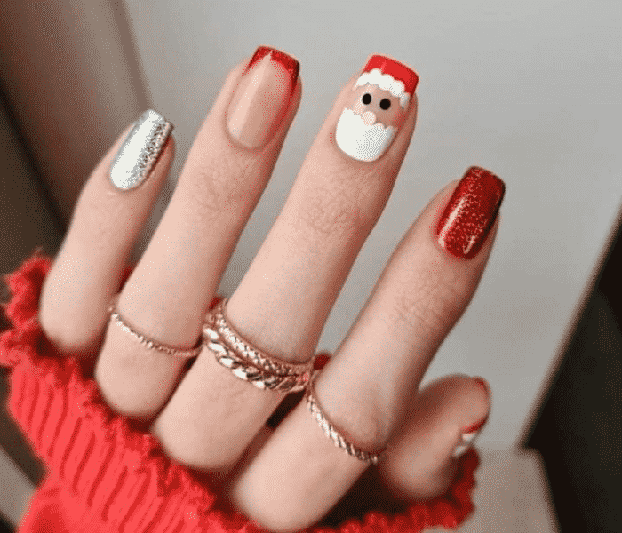 unhas natalinas