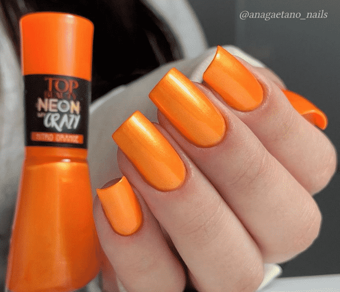 esmalte laranja