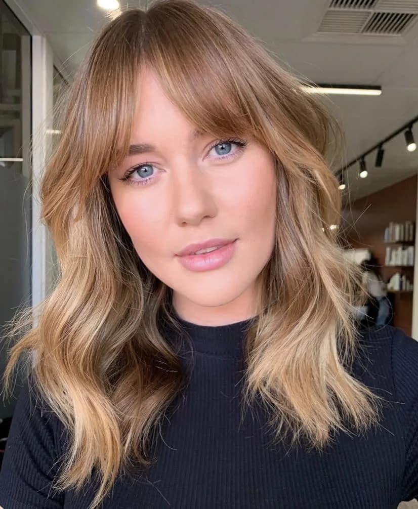 cortes de cabelo com franja