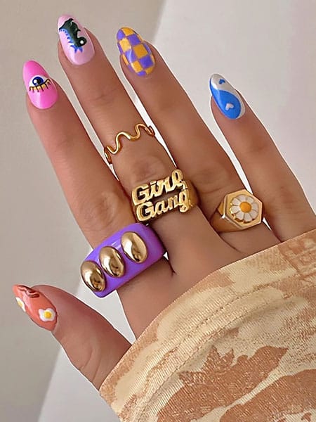 unhas divertidas