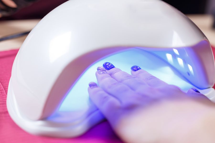como usar esmalte em gel