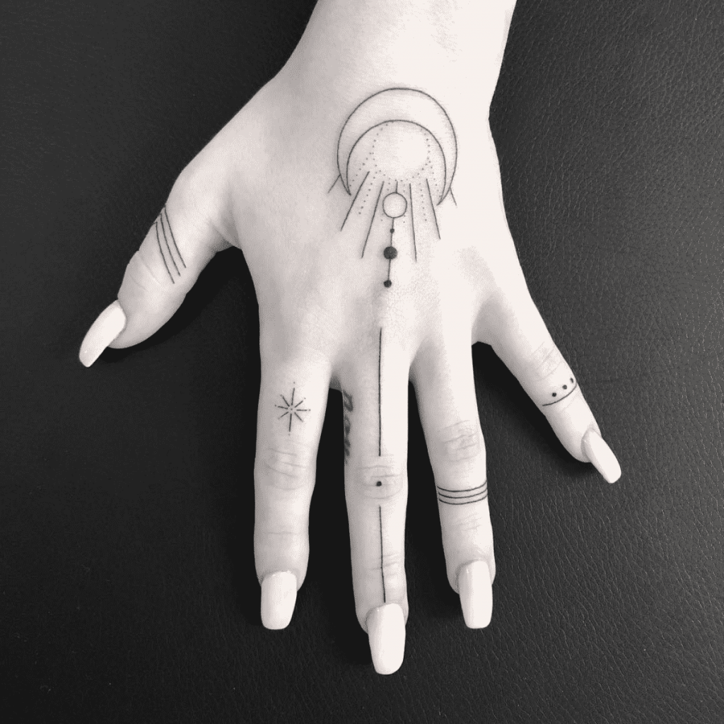 tatuagens na mão