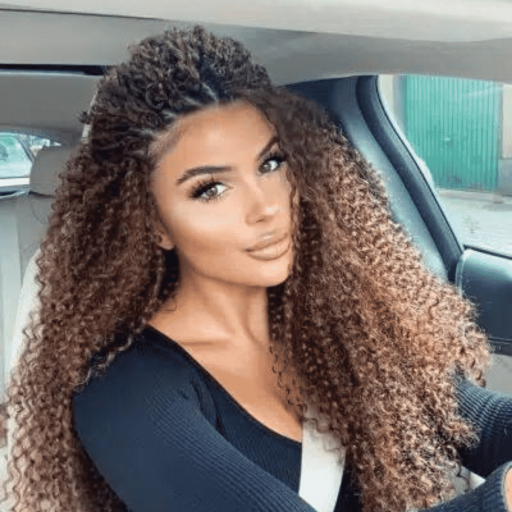 topete em cabelo cacheado