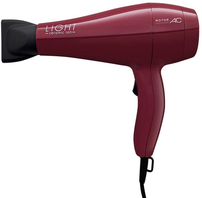SECADOR DE CABELO GAMA LIGHT CERAMIC ION 2000W MOTOR PROFISSIONAL AC- 127V