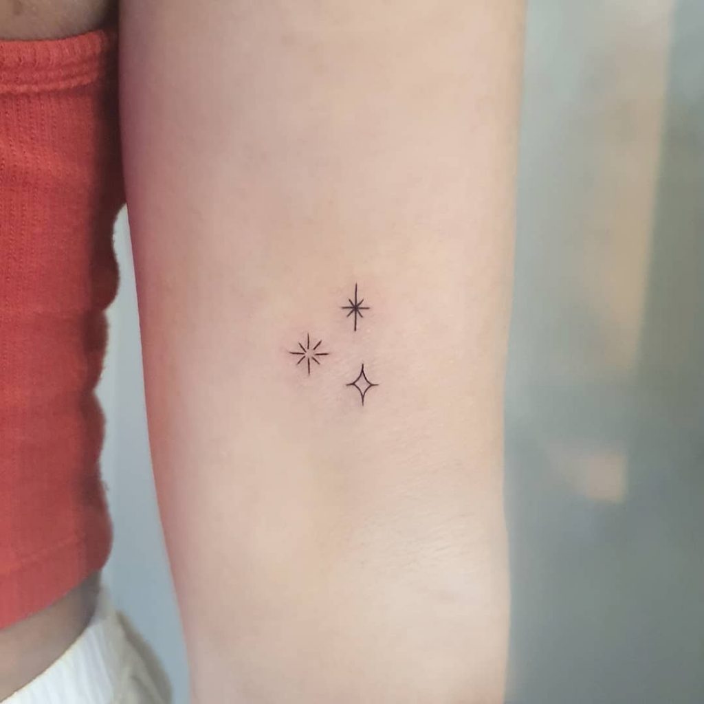 Tatuagem Aglomerado de Estrelas