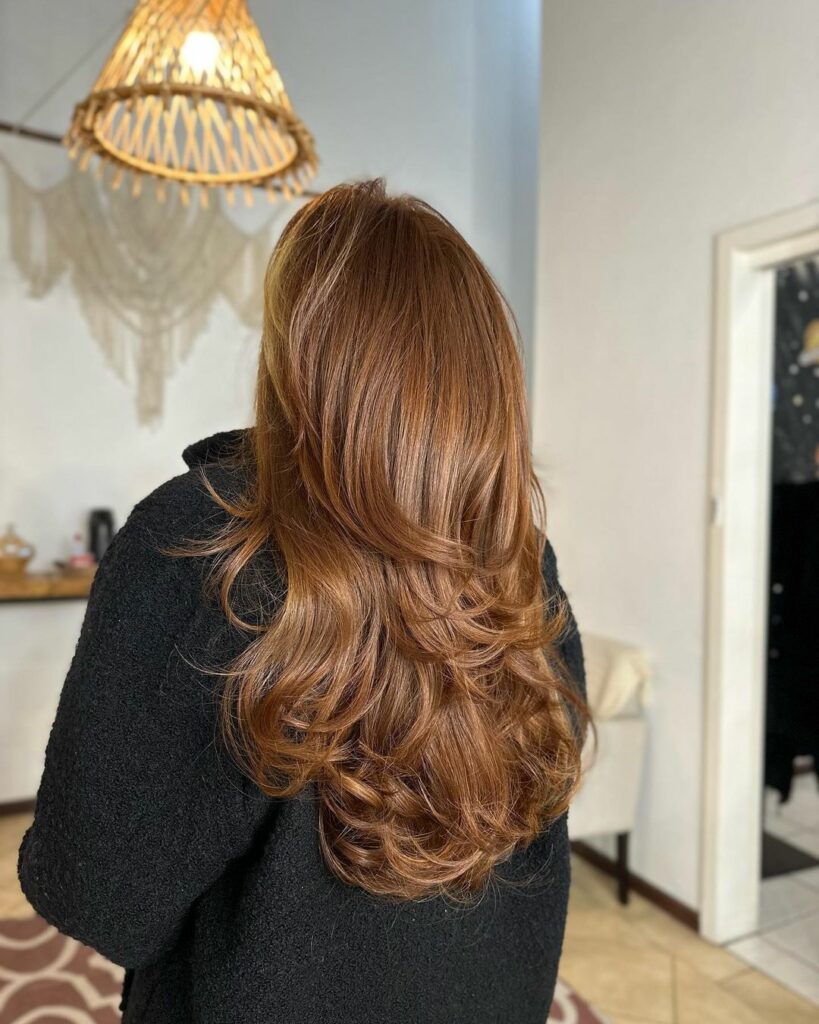 corte de cabelo em camadas