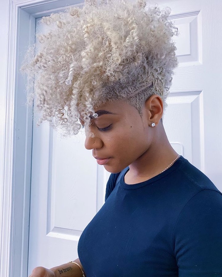 tapered hair