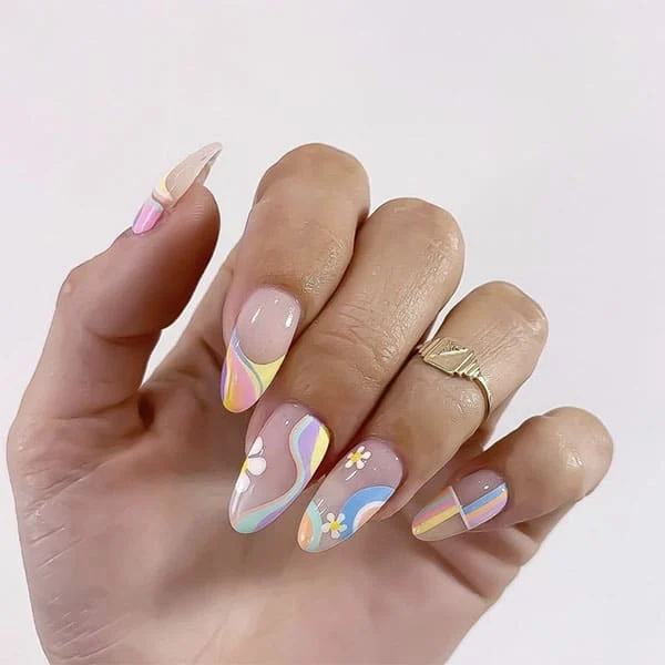 unhas coloridas
