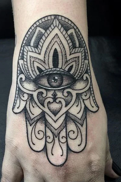 Hamsa tatuagem
