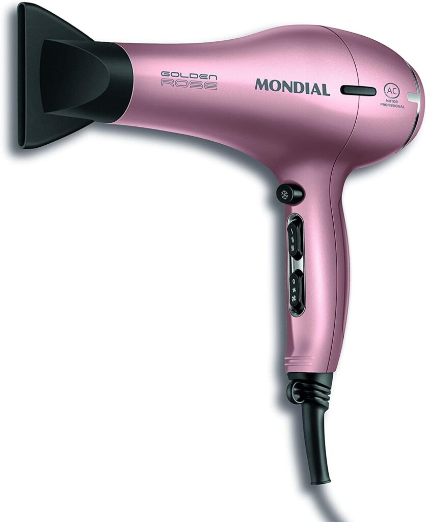 MONDIAL Secador de Cabelos Profissional, 220V, 2000W SCP 01, Rosé Profissional