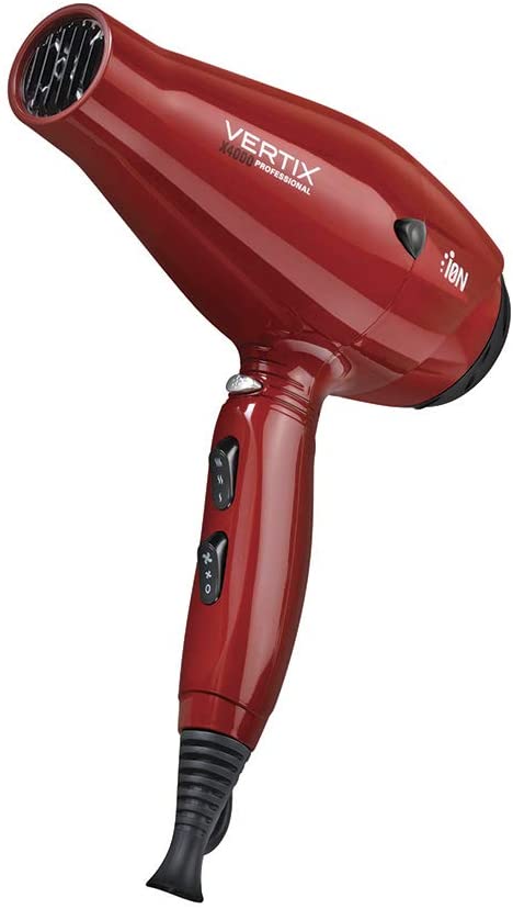 Secador de Cabelo Profissional X4000 ION - 2400W/220V, Vertix, Vermelho