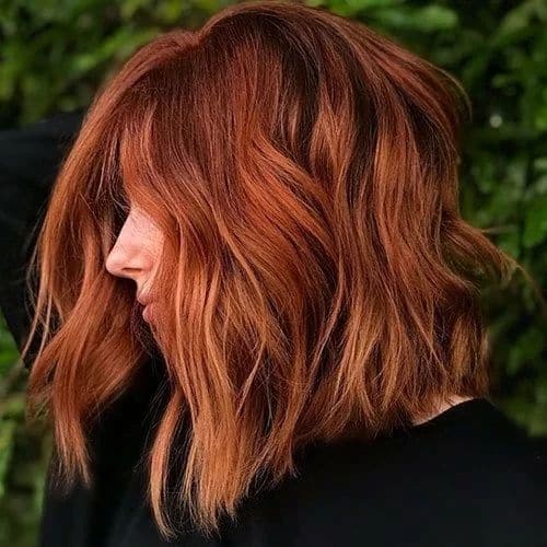 cabelo ruiovo médio