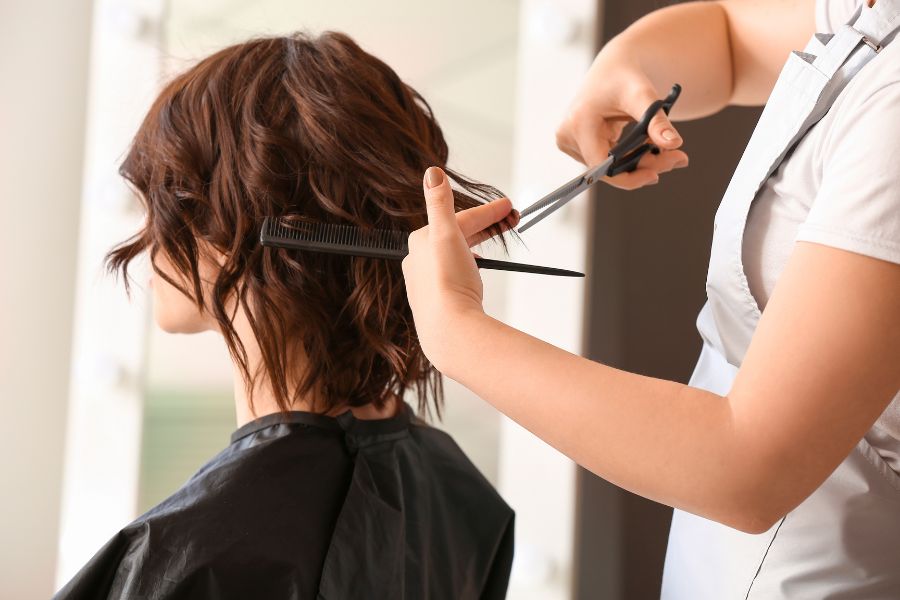 corte de cabelo curto