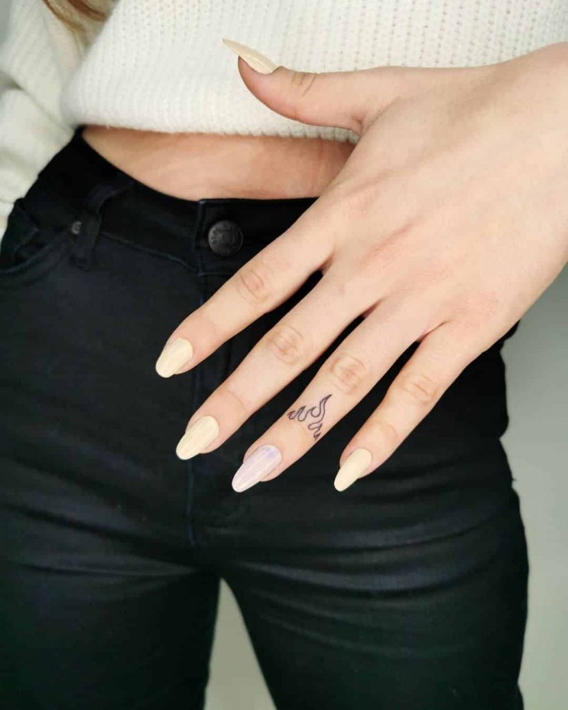 tatuagem chama