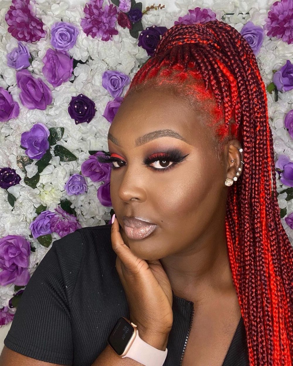 Box braids vermelho: 12 lindas fotos para te inspirar a adotar esse visual