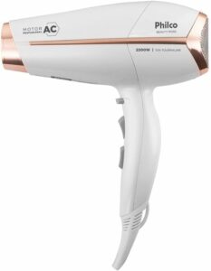 Secador De Cabelo, Beauty Rose, 2000W, Branco, 127V, Philco 