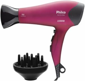 Secador De Cabelo, Ph3700 Pink, 2000W, Rosa, 110V, Philco 