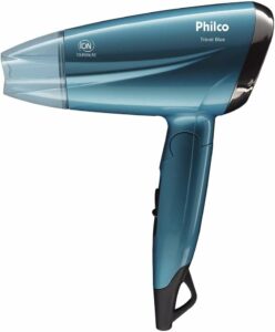 Secador de cabelo, Compact travel blue Psc02, 1200w, Azul, Bivolt, Philco 