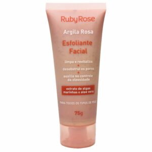 Esfoliante facial Argila Rosa Ruby Rose 